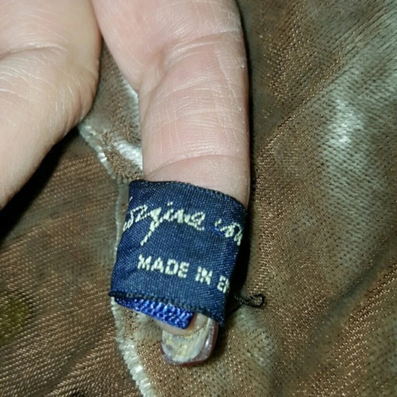 Vintage velvety harvest shades‎ English scarf - Picture 3 of 5